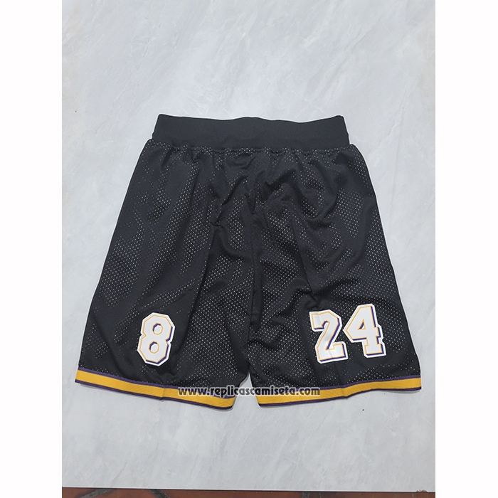 Pantalone Los Angeles Lakers Mitchell & Ness Hardwood Classics Negro